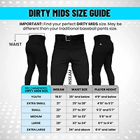 Dirty Mids Men's Essential Baseball Pants
