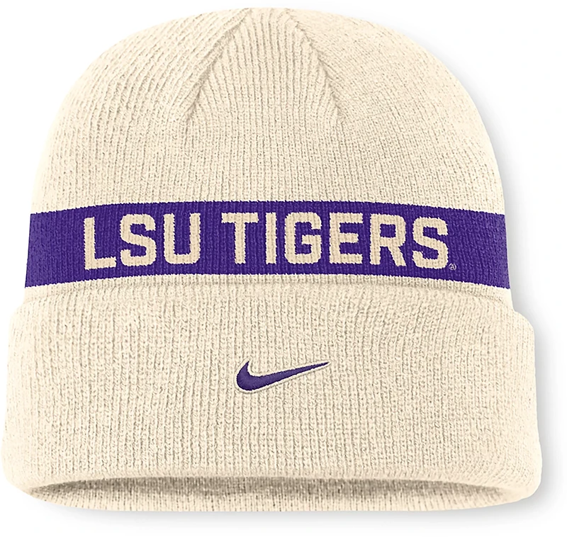 Nike Men's LSU Peak Primetime Utility Beanie Cap