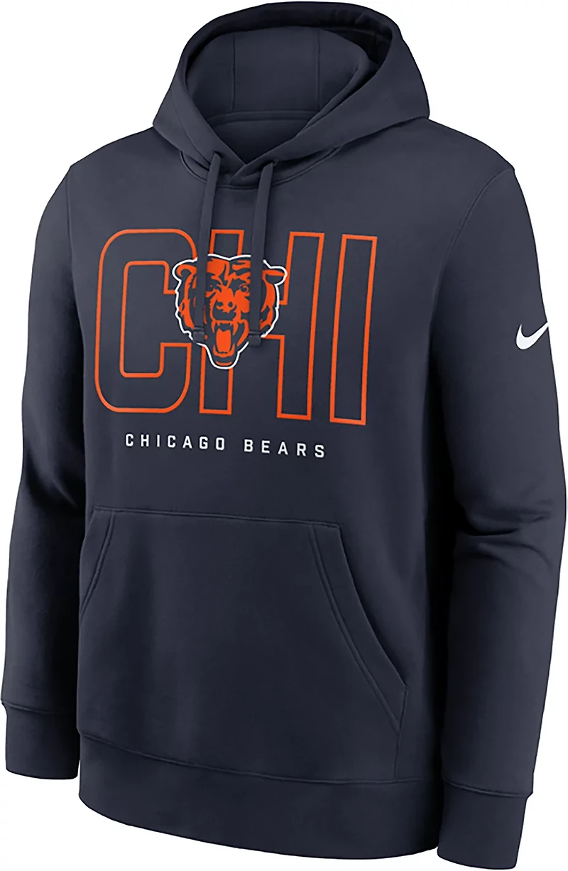 Nike Men's Bears Club Long Sleeve Pullover Hoodie