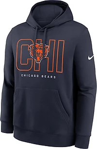 Nike Men's Bears Club Long Sleeve Pullover Hoodie