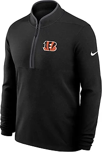 Nike Men's Bengals Victory Long Sleeve 1/2 Zip