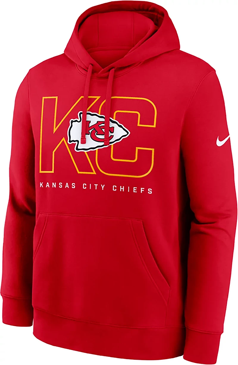 Nike Men's Kansas City Chiefs Club Pullover Hoodie