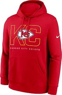 Nike Men's Kansas City Chiefs Club Pullover Hoodie