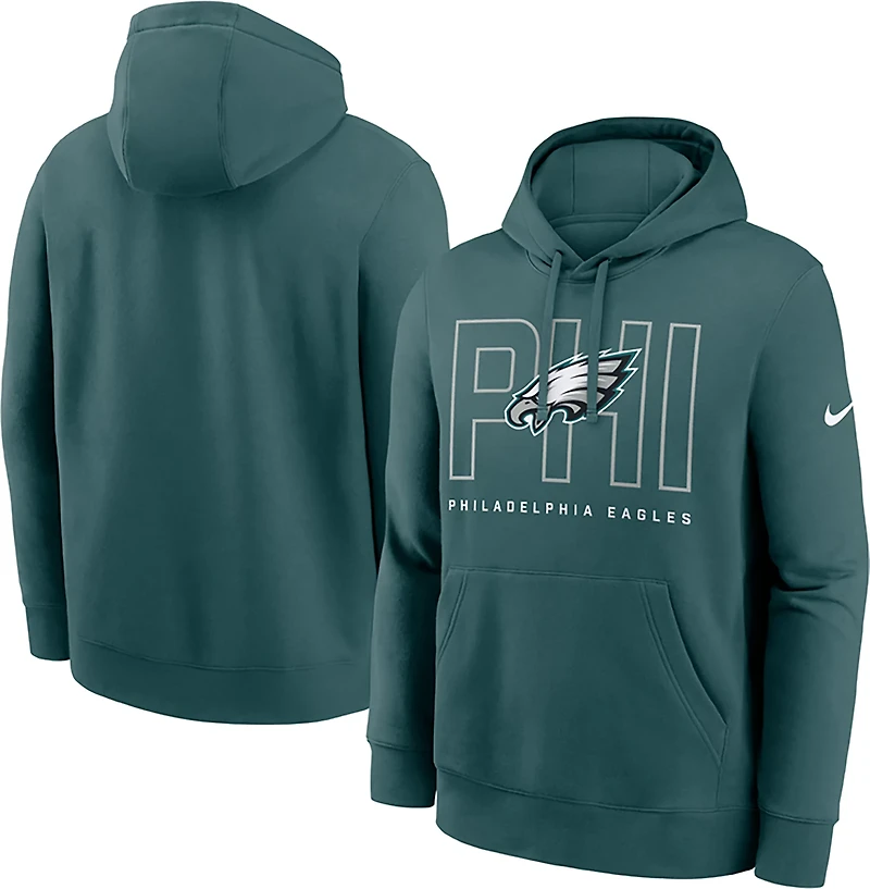 Nike Men's Eagles Club Long Sleeve Pullover Hoodie