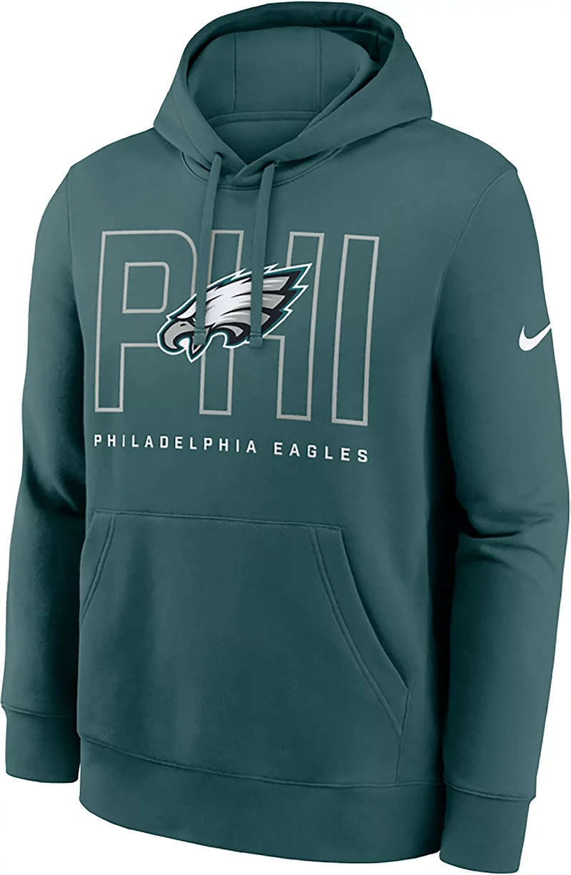 Nike Men's Eagles Club Long Sleeve Pullover Hoodie