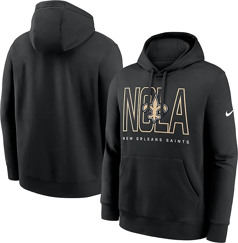 Nike Men's New Orleans Saints Club Pullover Hoodie