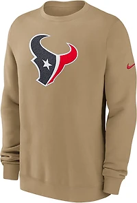 Nike Men's Houston Texans Rewind Club Crew Sweatshirt