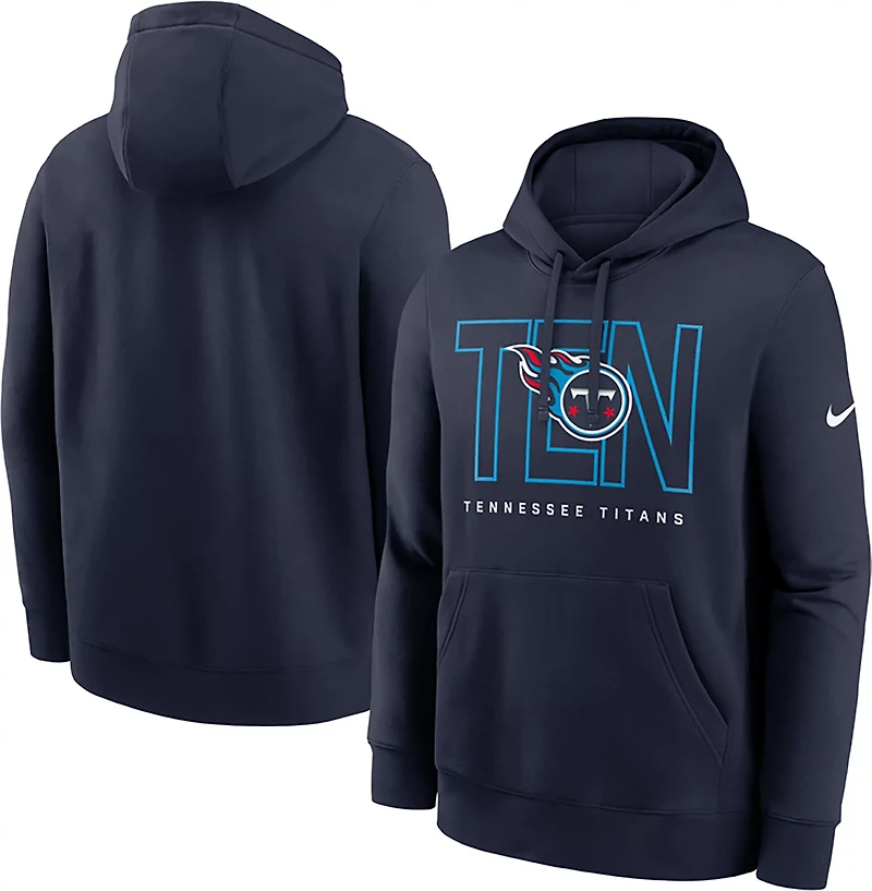 Nike Men's Titans Club Long Sleeve Pullover Hoodie