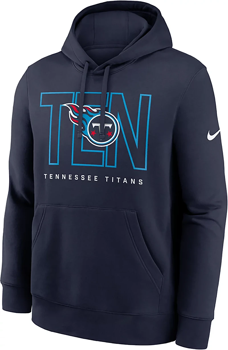 Nike Men's Titans Club Long Sleeve Pullover Hoodie