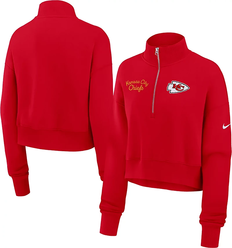 Nike Women's Chiefs Phoenix 1/4 Zip Pullover