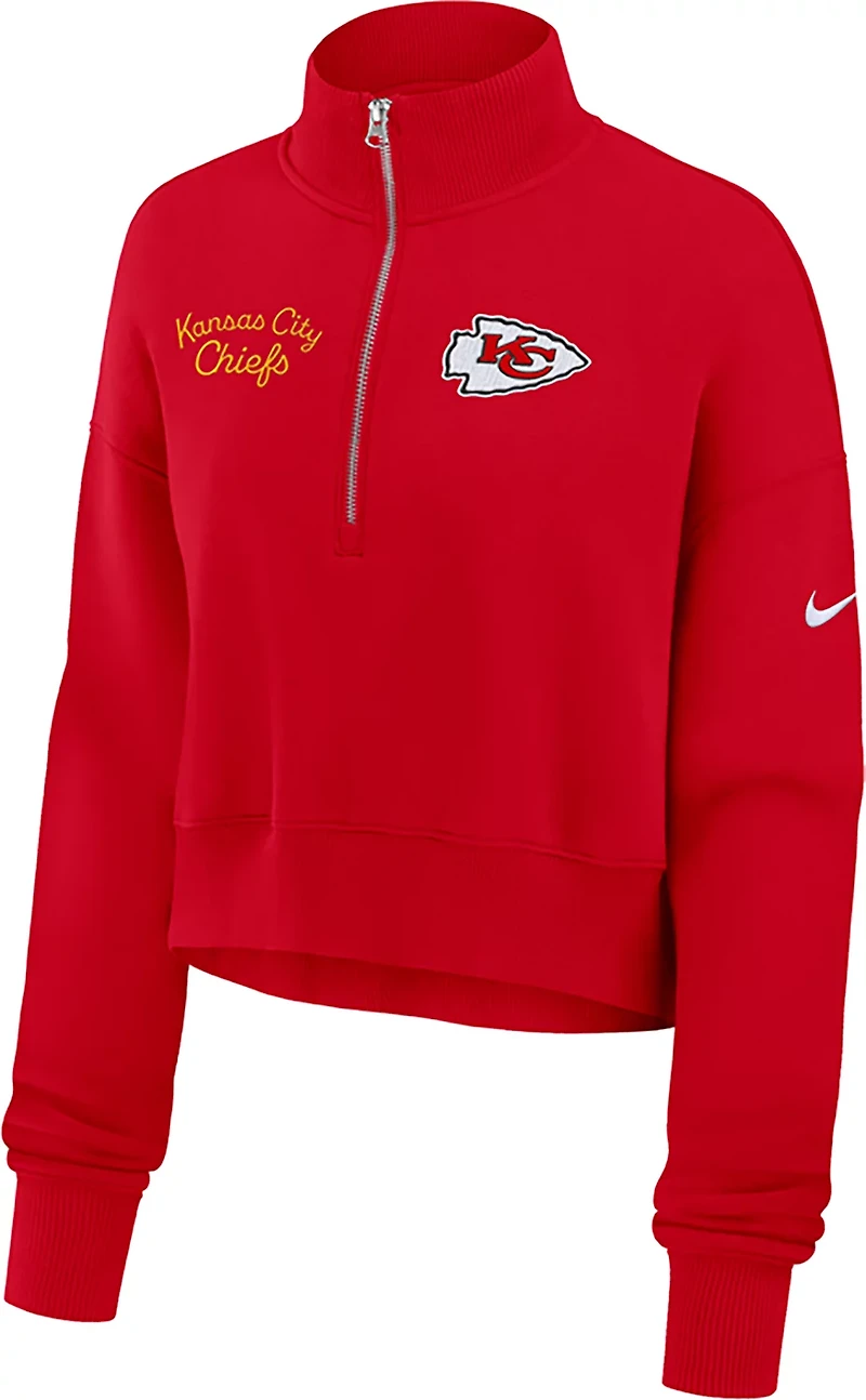 Nike Women's Chiefs Phoenix 1/4 Zip Pullover