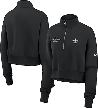 Nike Women's Saints Phoenix 1/4 Zip Pullover