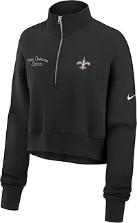 Nike Women's Saints Phoenix 1/4 Zip Pullover