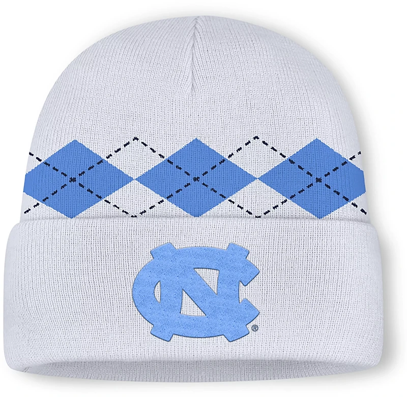 Jordan Men's UNC Argyle Utility Cuffed Beanie