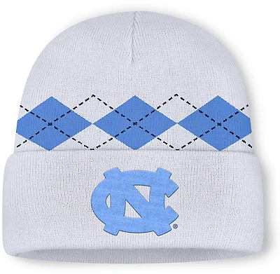 Jordan Men's UNC Argyle Utility Cuffed Beanie