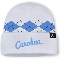 Jordan Men's UNC Argyle Utility Cuffed Beanie