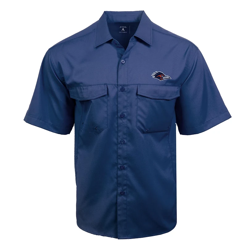Antigua Men's University of Texas San Antonio Roadrunners Game Day Fishing Shirt