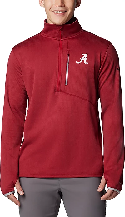 Columbia Alabama Tide Park View Grid Fleece Omni-Wick Half-Zip Jacket