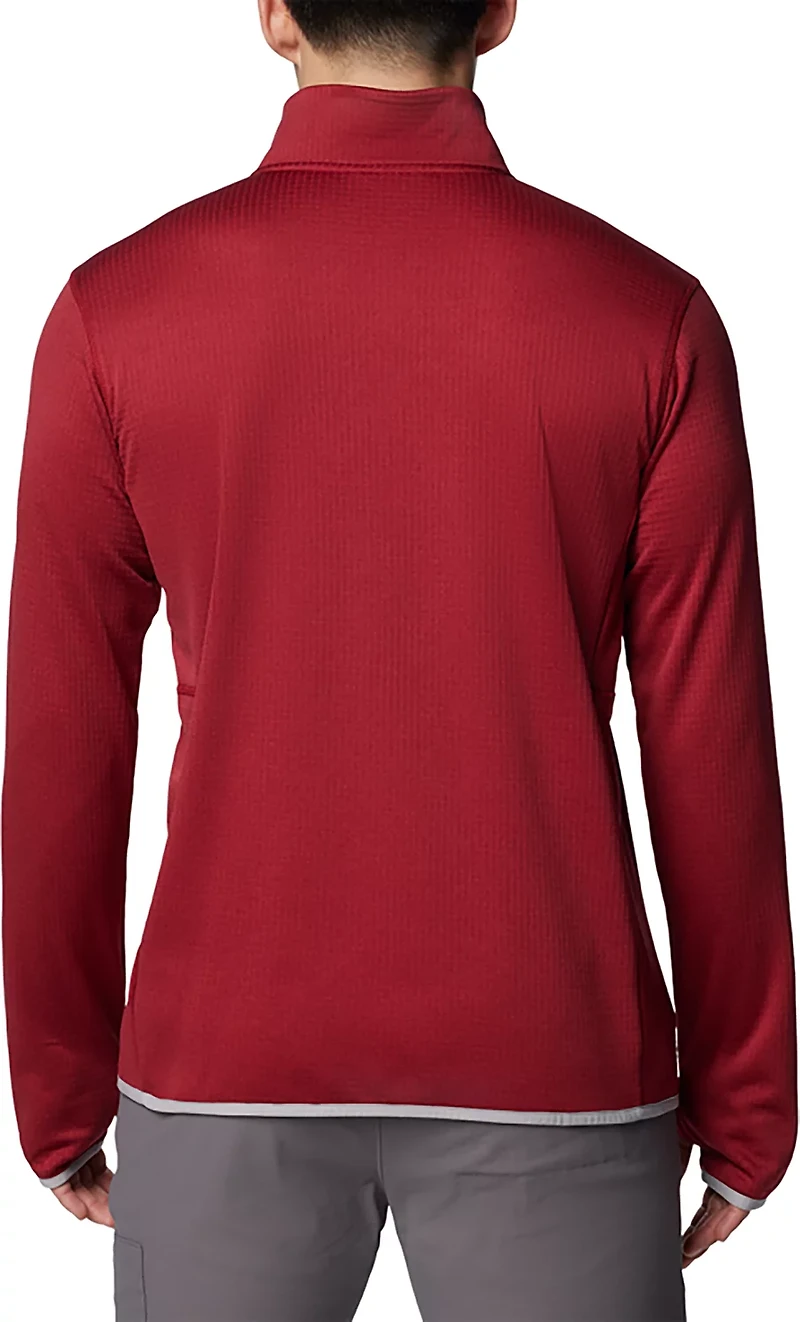 Columbia Alabama Tide Park View Grid Fleece Omni-Wick Half-Zip Jacket