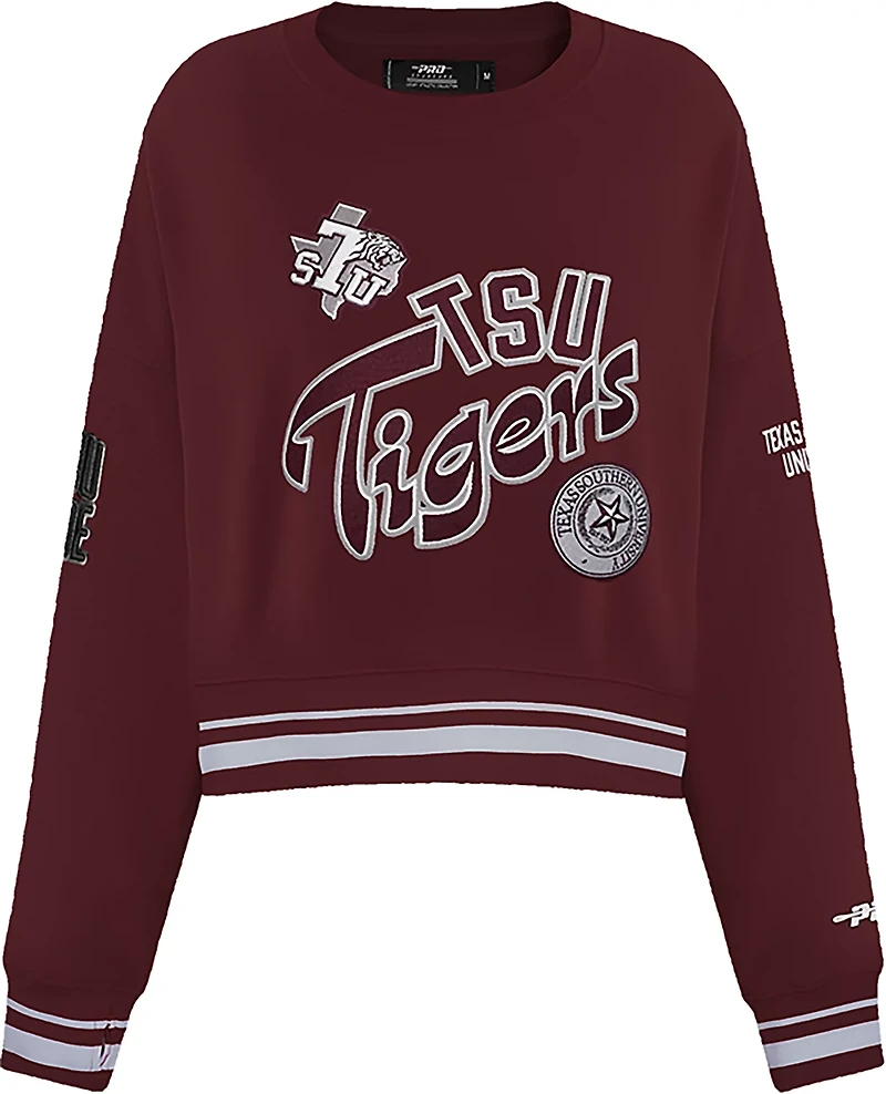 Pro Standard Women's Texas Southern Homecoming Fleece Crew Sweatshirt