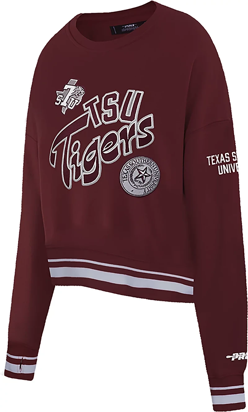 Pro Standard Women's Texas Southern Homecoming Fleece Crew Sweatshirt