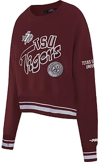 Pro Standard Women's Texas Southern Homecoming Fleece Crew Sweatshirt