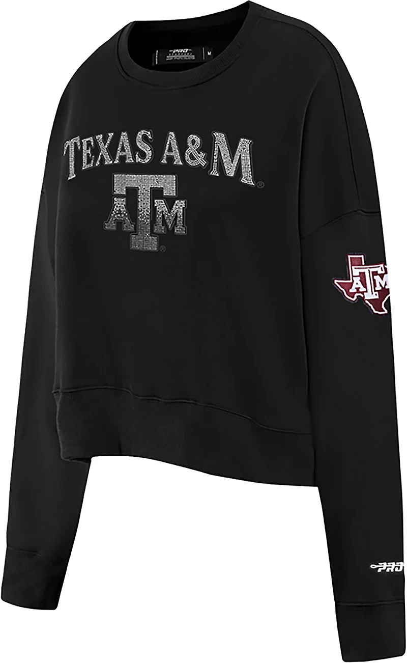 Pro Standard Women's Texas A&M Jewels Fleece Crew Sweatshirt