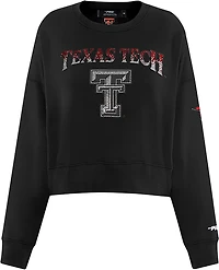 Pro Standard Women's Texas Tech Jewels Fleece Crew Sweatshirt
