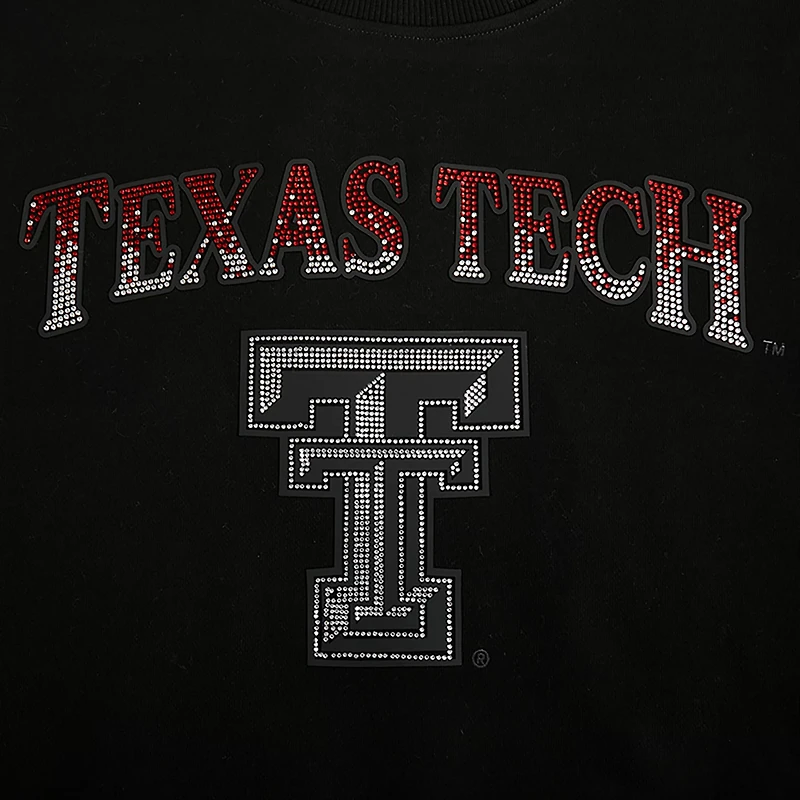 Pro Standard Women's Texas Tech Jewels Fleece Crew Sweatshirt