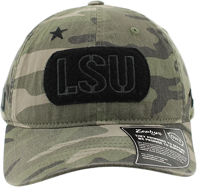 Zephyr Adults' Louisiana State University Tigers OHT Rank Maverick Relaxed Hat