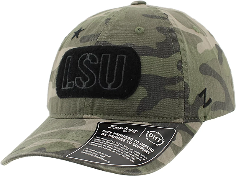 Zephyr Adults' Louisiana State University Tigers OHT Rank Maverick Relaxed Hat