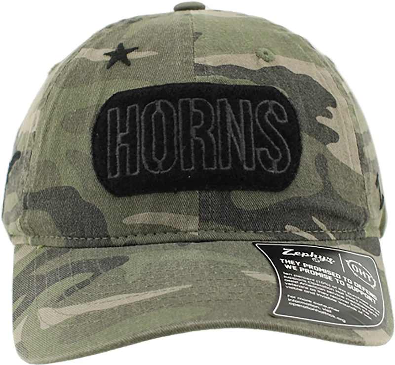 Zephyr Adults' University of Texas Longhorns OHT Rank Maverick Relaxed Hat