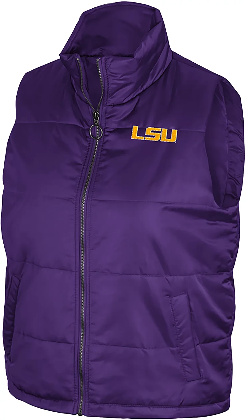 Colosseum Athletics Women's LSU Sylvie Puffer Vest