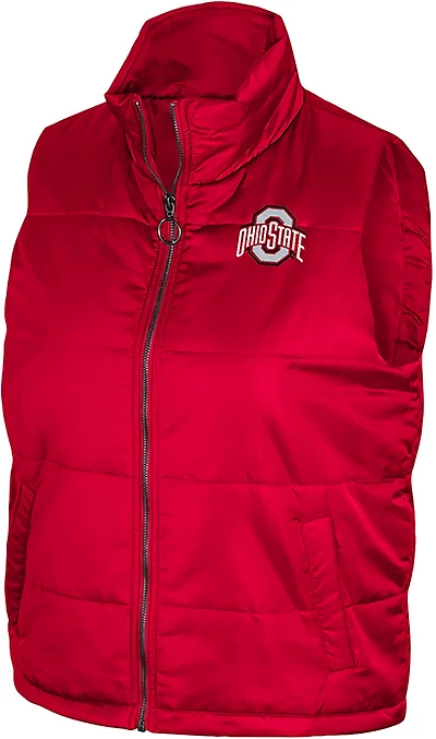 Colosseum Athletics Women's Ohio State Sylvie Puffer Vest
