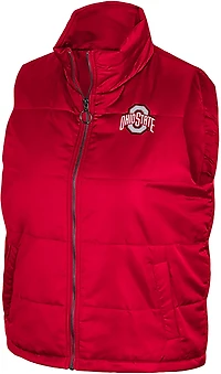 Colosseum Athletics Women's Ohio State Sylvie Puffer Vest