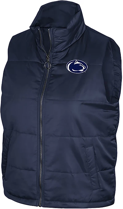 Colosseum Athletics Women's Penn State Sylvie Puffer Vest