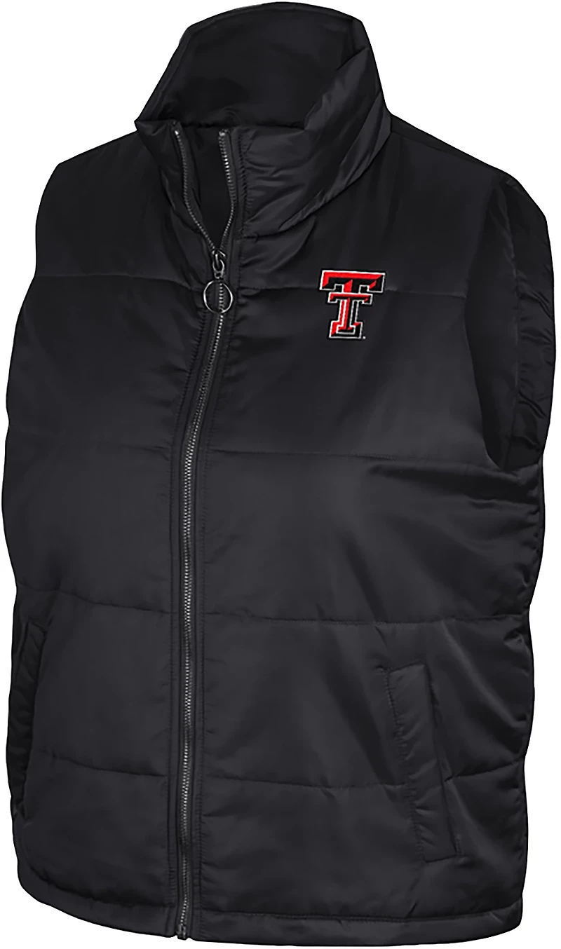 Colosseum Athletics Women's Texas Tech Sylvie Puffer Vest