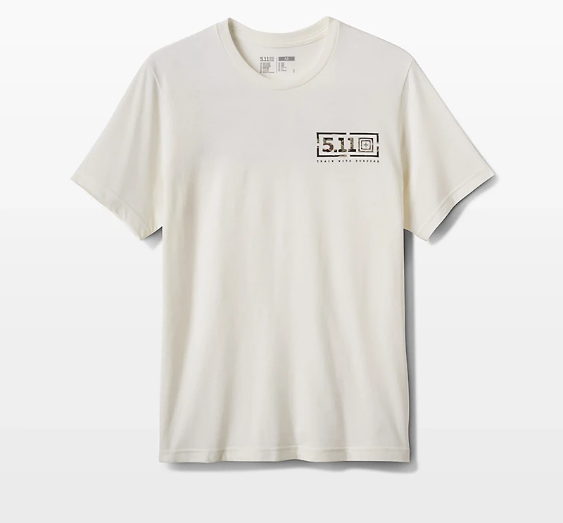 5.11 Tactical Men's Tiger Camo Lockup T-shirt