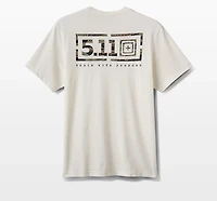 5.11 Tactical Men's Tiger Camo Lockup T-shirt
