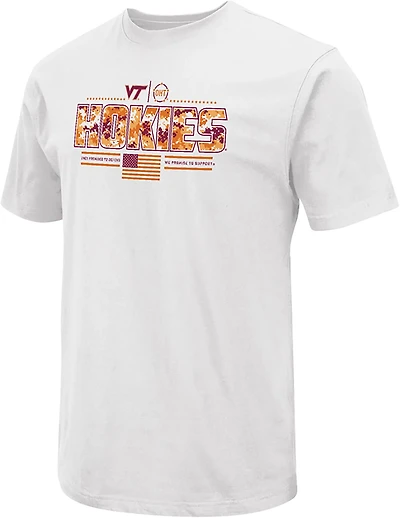 Colosseum Men's Virginia Tech Hokies OHT White Effect Short Sleeve T-shirt
