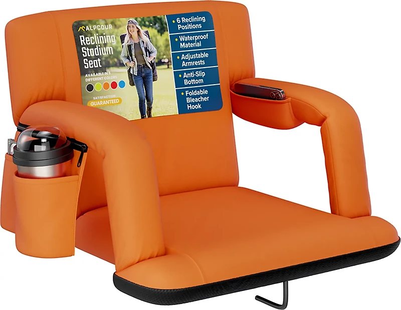 Alpcour Heated Reclining Stadium Seat