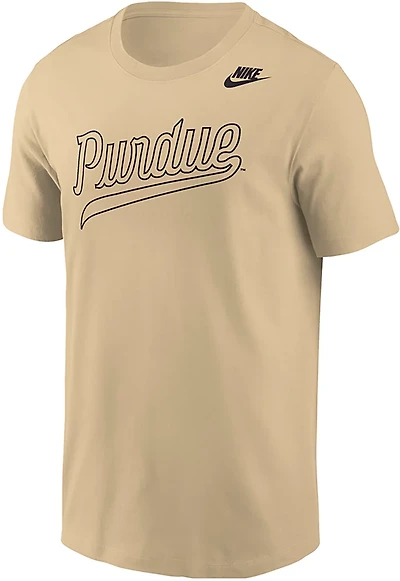 Nike Men's Purdue Vintage Wordmark Core T-shirt
