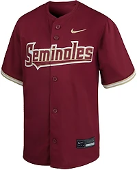 Nike Boys' Florida State Seminoles Limited Full Button Baseball Jersey