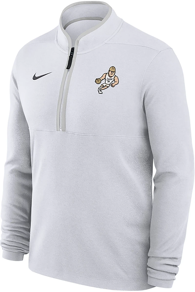 Nike Men's Purdue University Boilermakers Dribbling Pete Victory Quarter-zip Pullover