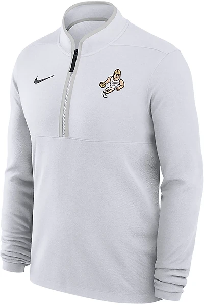 Nike Men's Purdue University Boilermakers Dribbling Pete Victory Quarter-zip Pullover