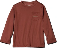 Magellan Outdoors Boys' Preschool T-Rex Camp GFX Fleece Long Sleeve Pocket Graphic T-Shirt