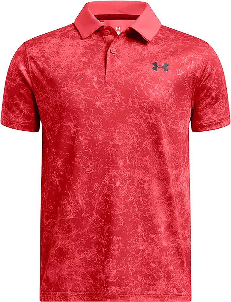Under Armour Boys' Performance Printed Polo