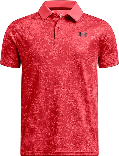 Under Armour Boys' Performance Printed Polo