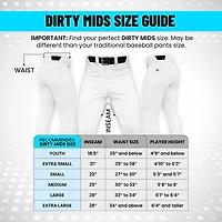 Dirty Mids Men's Essential Baseball Pants