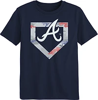 Outerstuff Boys' Braves Tech Camo Base Short Sleeve T-shirt